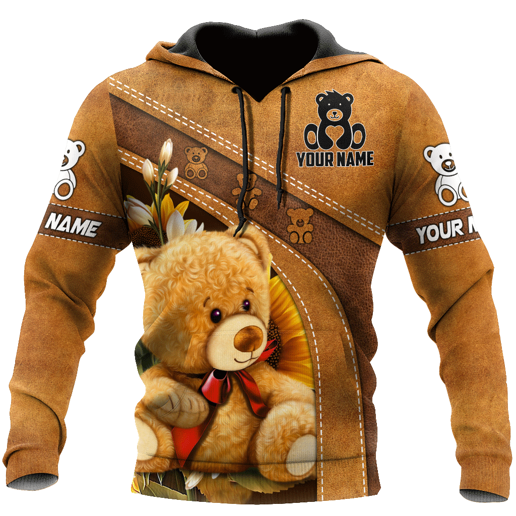 Tmarc Tee Customized Name Teddy Bear Shirts