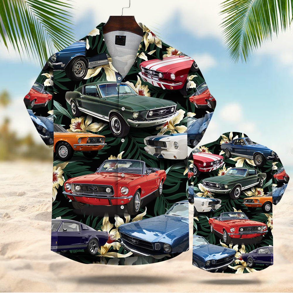 Muscle Car Hawaiian Shirt Vr2 Phts