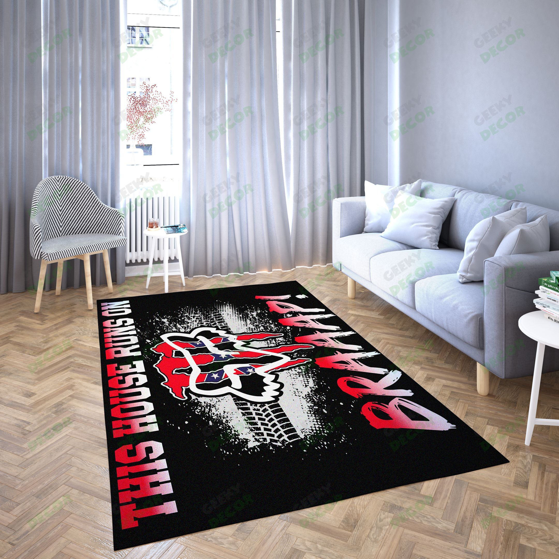 Southern Motorcycles Carpet Living Room-Area Rug