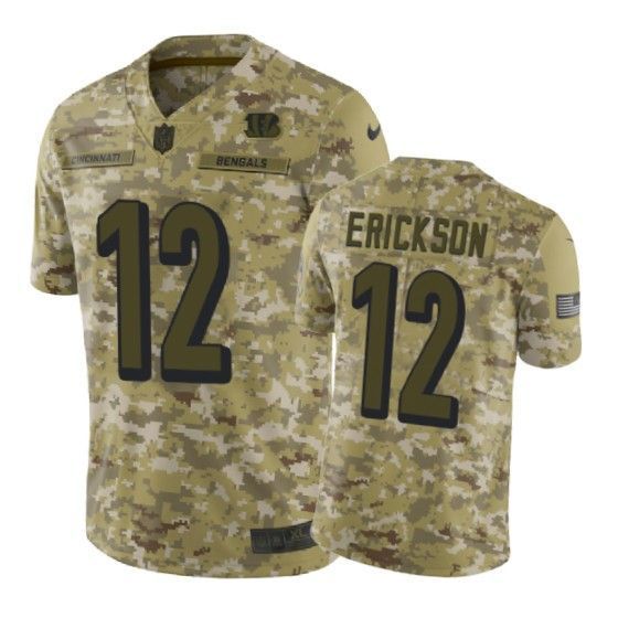 Alex Erickson Jersey NFL Camo Cincinnati Bengals