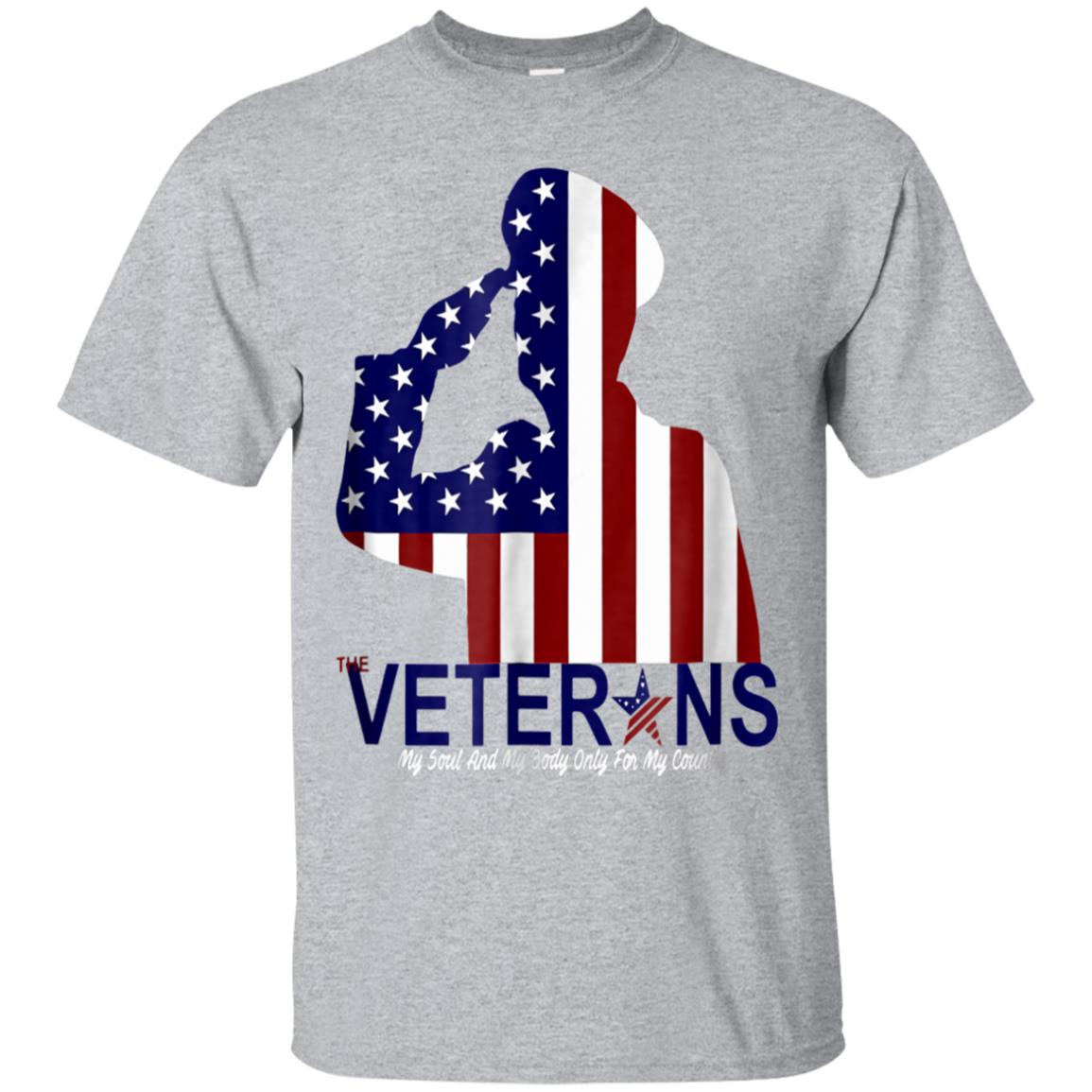 American Flag Veteran’s Day USA Patriotic T-Shirt Vintage