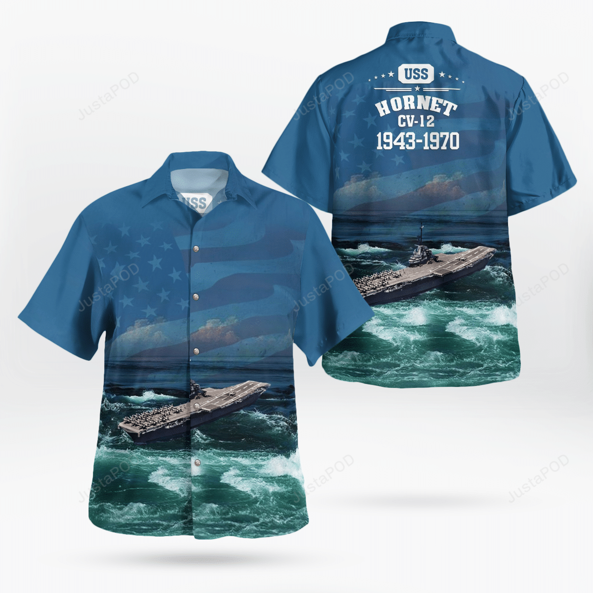 Navy Uss Hornet Aircraft Carrier Hawaii Shirt Ha60123