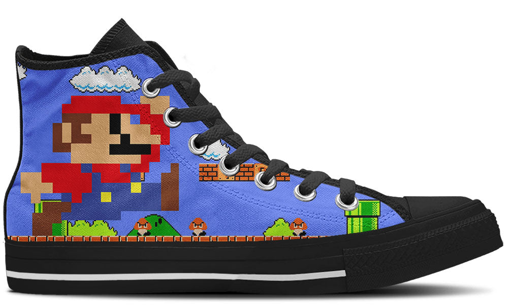 Super Mario 8Bit High Tops