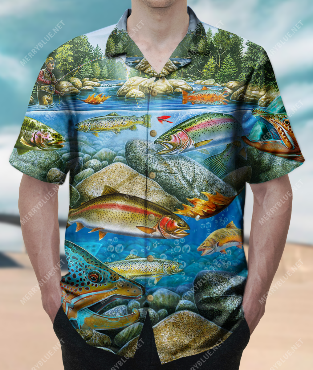 I Always Go Fishing But When Do For Trout Unisex Hawaii Shirt Ha101673