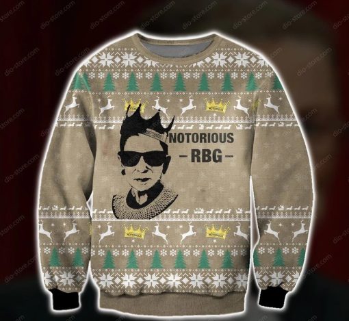 Notorious Rbg Ugly 3D Sweatshirt Christmas Gift For Mother