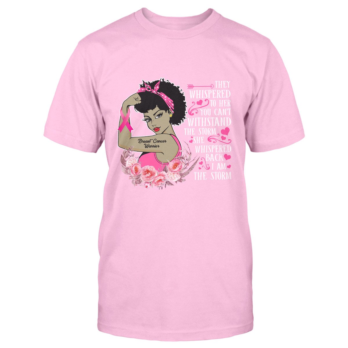Breast Cancer Awareness Black Girl I Am The Storm Ez07 1109 Classic T-Shirt