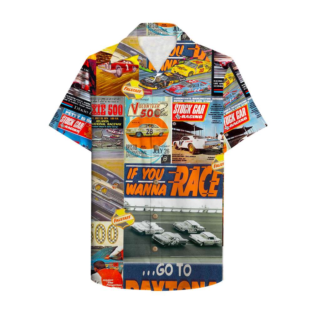 Stock Car Racing Magazine Hawaiian Shirt Ha70548