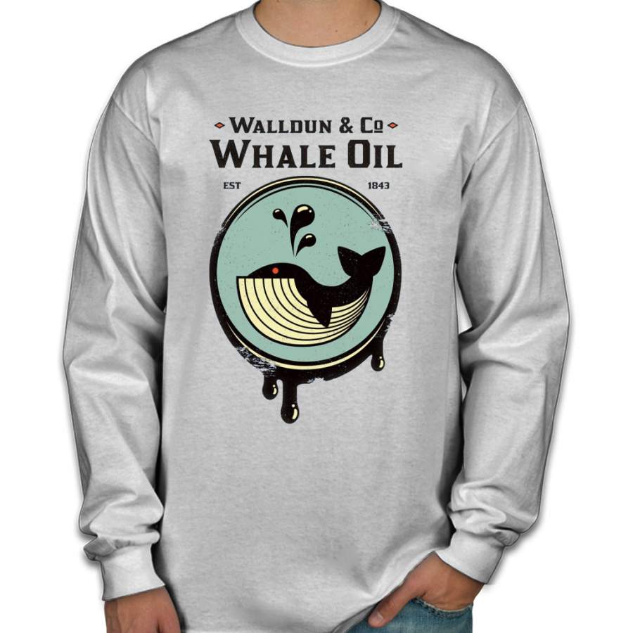 Walldun & Co Whale Oil Men Long Sleeve Shirt