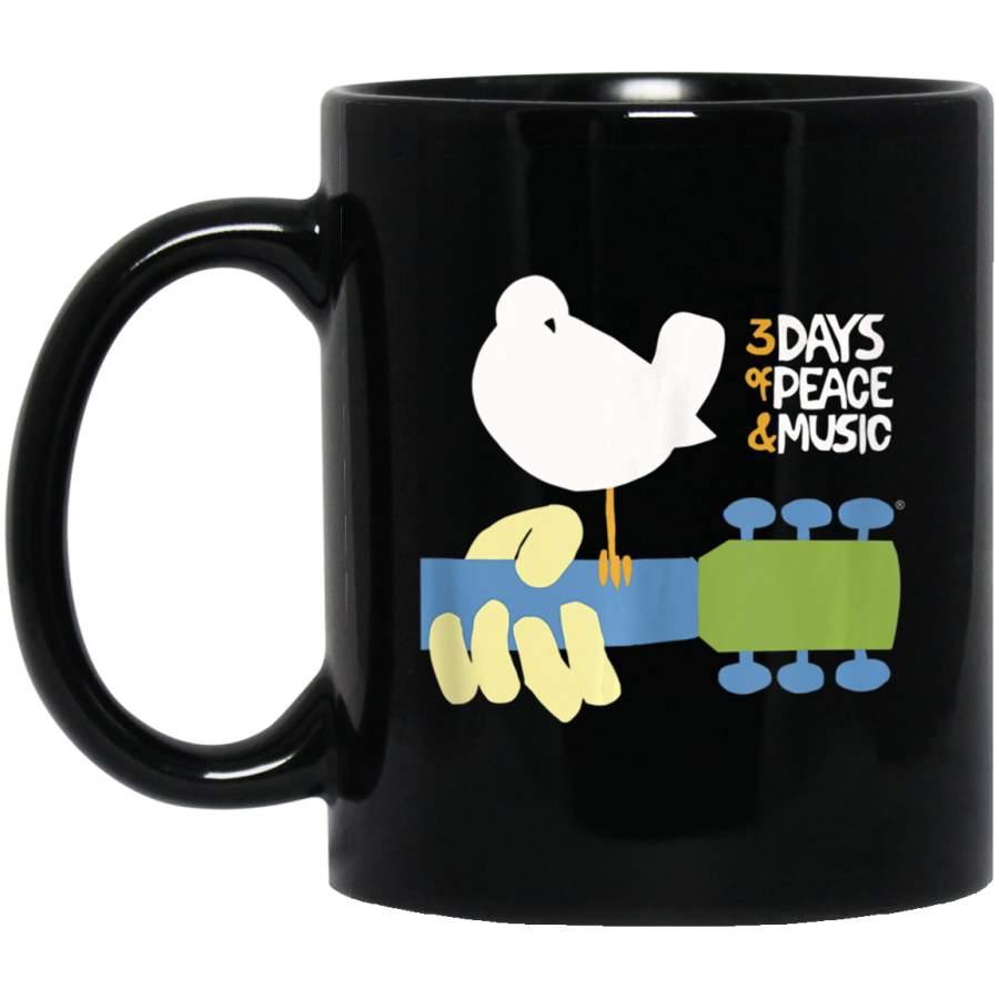 Woodstock 3 Days of Peace Music – Not Fade Away Woodstock 11oz 15oz Black Mug Happy Easter Day Funny Colors Eggs Bunny Ears Peeps Cute