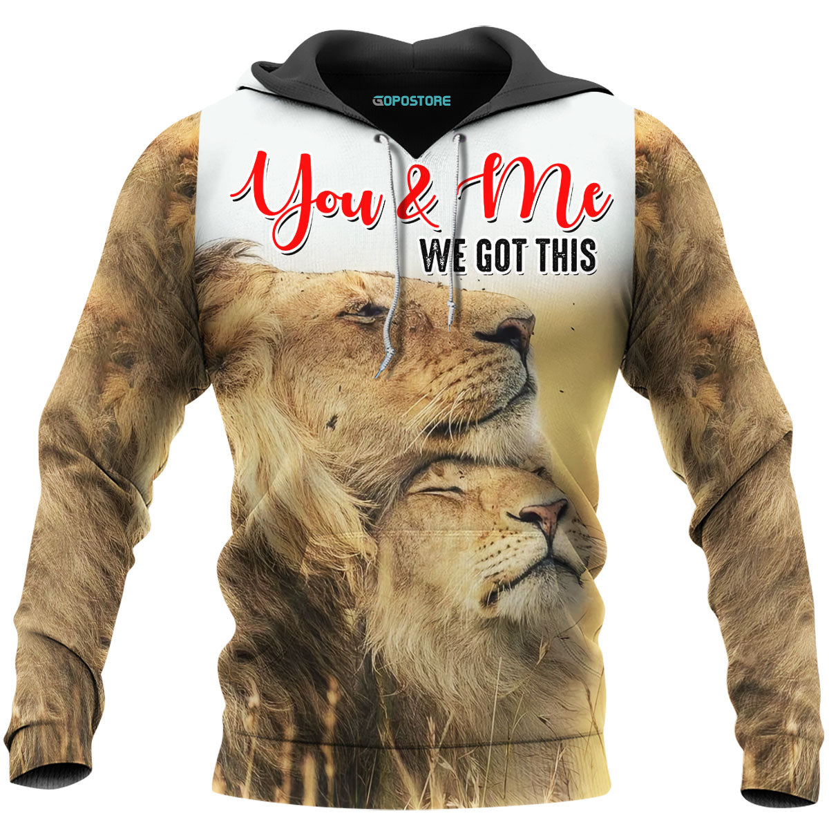 Love Lion Couple Valentine’S Day 3D All Over Printed Shirts Custom Personalized Text Name Hoodie, Short, Sweater