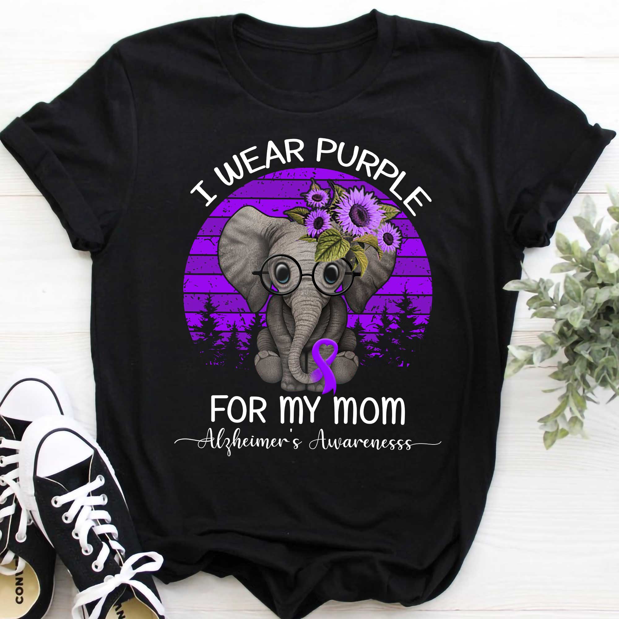 Elephant Wear Purple T-Shirt