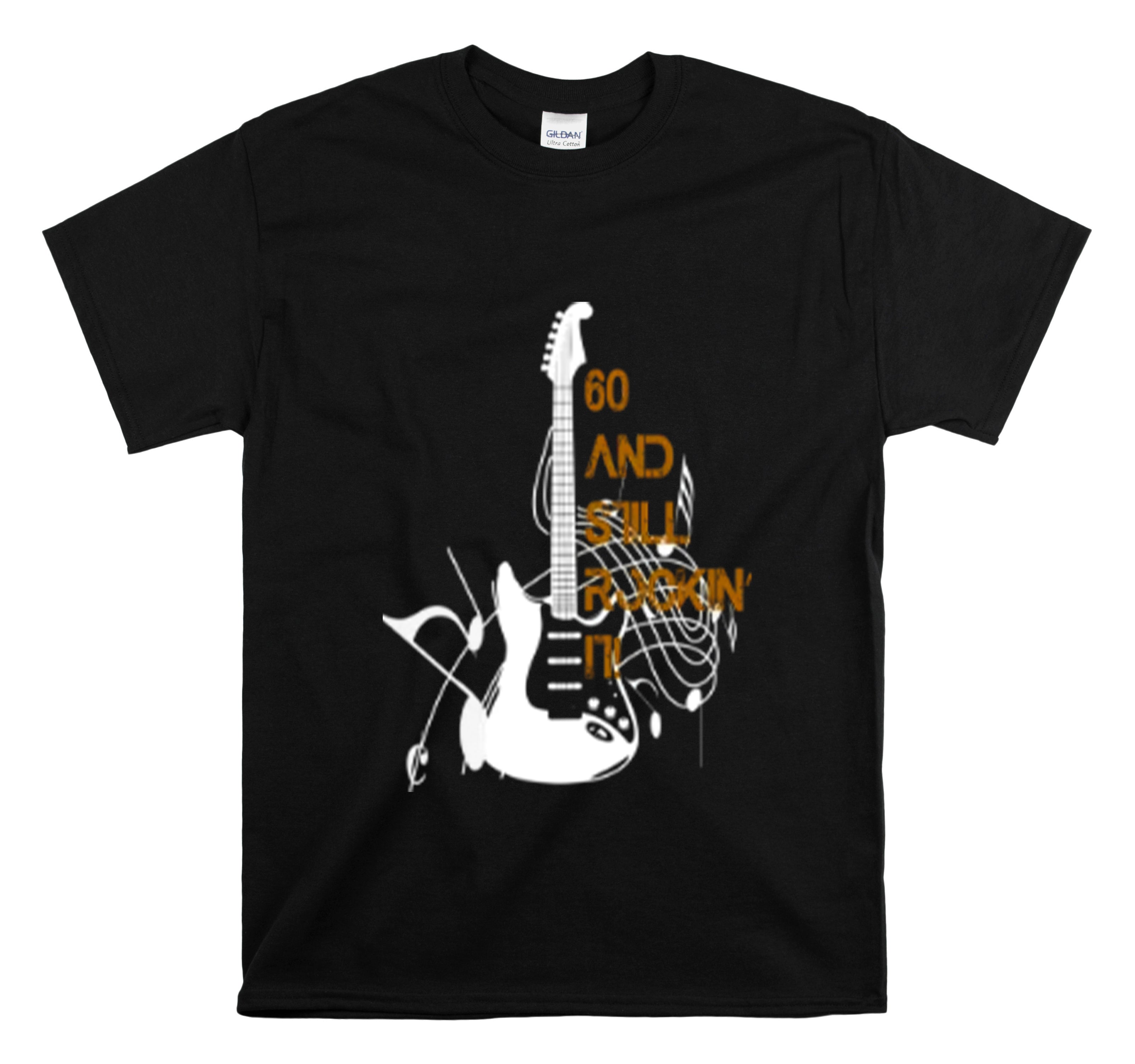 Shirt Vintage 60 And Still Rockin’ It Throwback Guitar Classic Concerts Nostalgia Music T-Shirt Unisex Heavy Cotton Tee