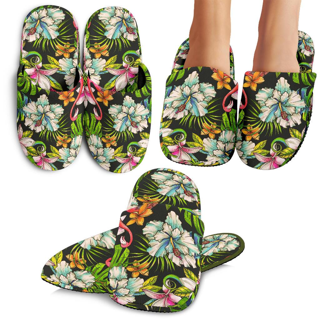 Hawaii Aloha Tropical Pattern Print Slippers Ha32007