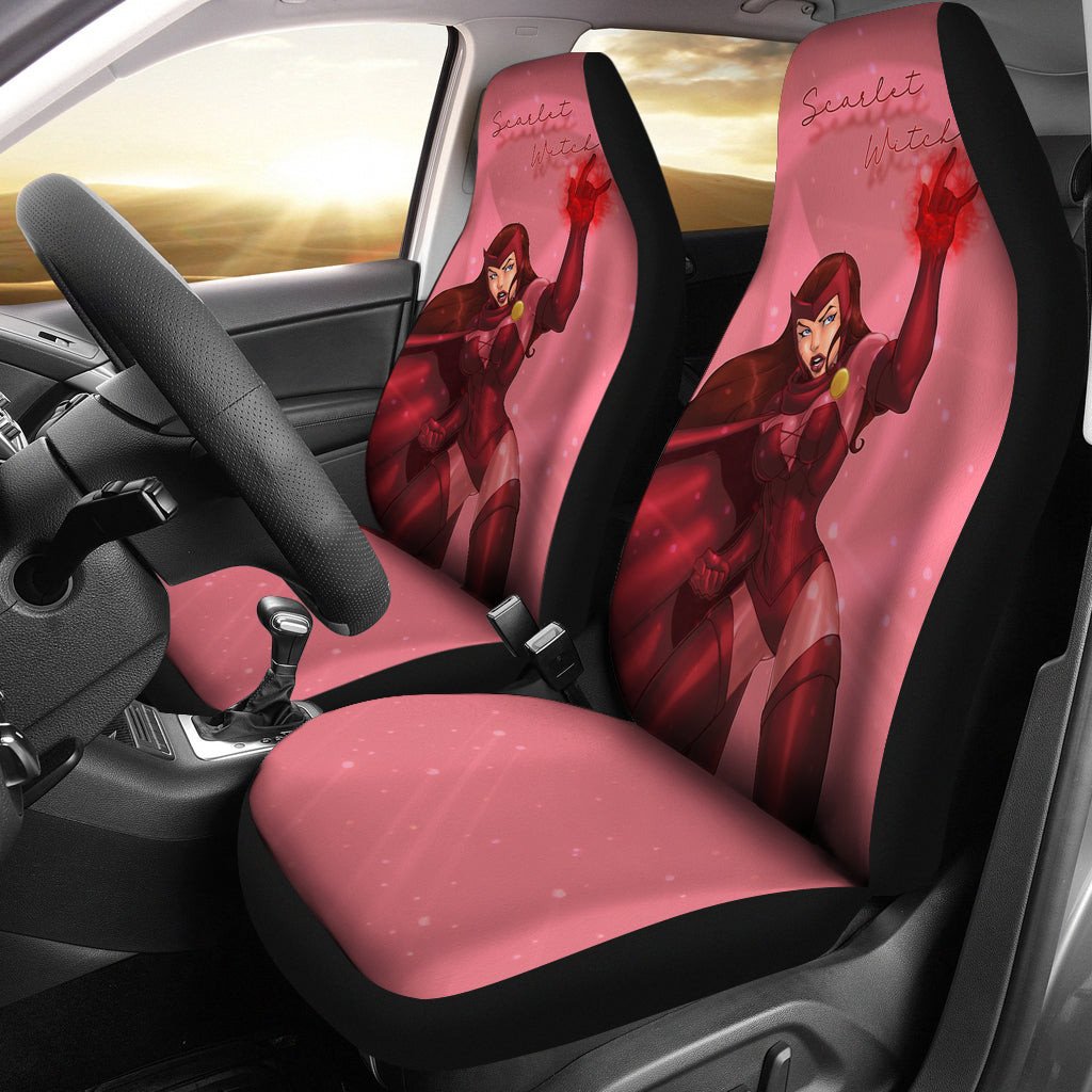 Wanda Scarlet Witch Car Seat Covers Movie Car Accessories Custom For Fans At22062902