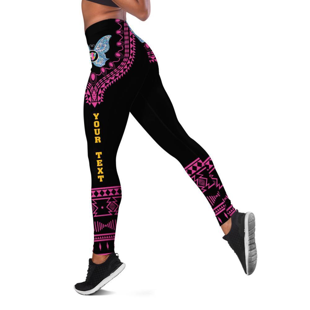 Greek Life Leggings – Personalized Chi Gamma Xi Chi Dashiki Leggings – Alva Style J8