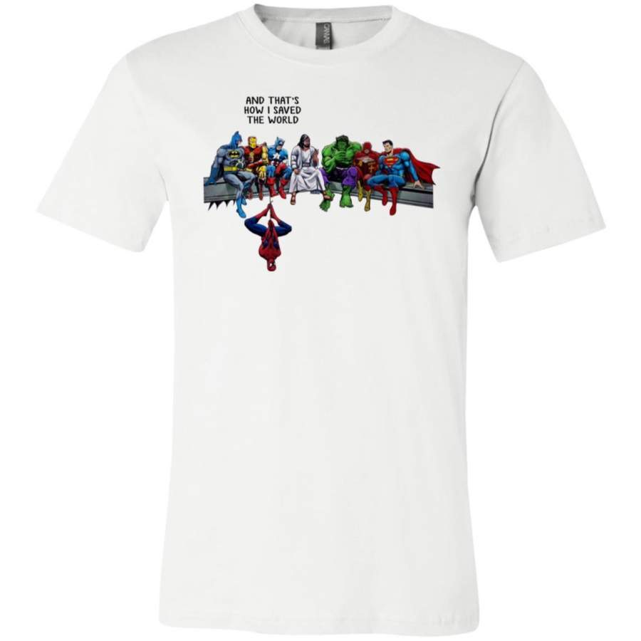 AGR Jesus And Superheroes And That’s How I Saved The World Shirt