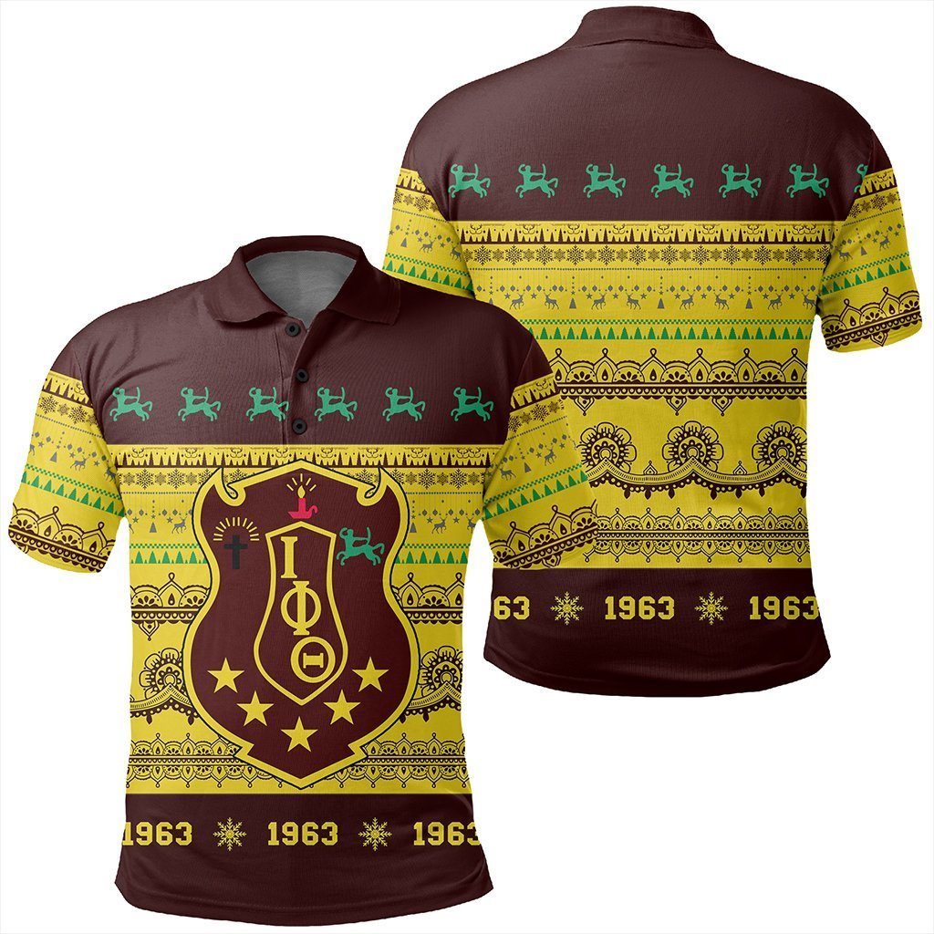 Greek Life Polo – Iota Phi Theta Xmas Establish Year Polo Shirt