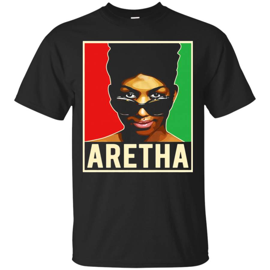 AGR Aretha We Love You Queen Soul Aretha Franklin T-Shirt