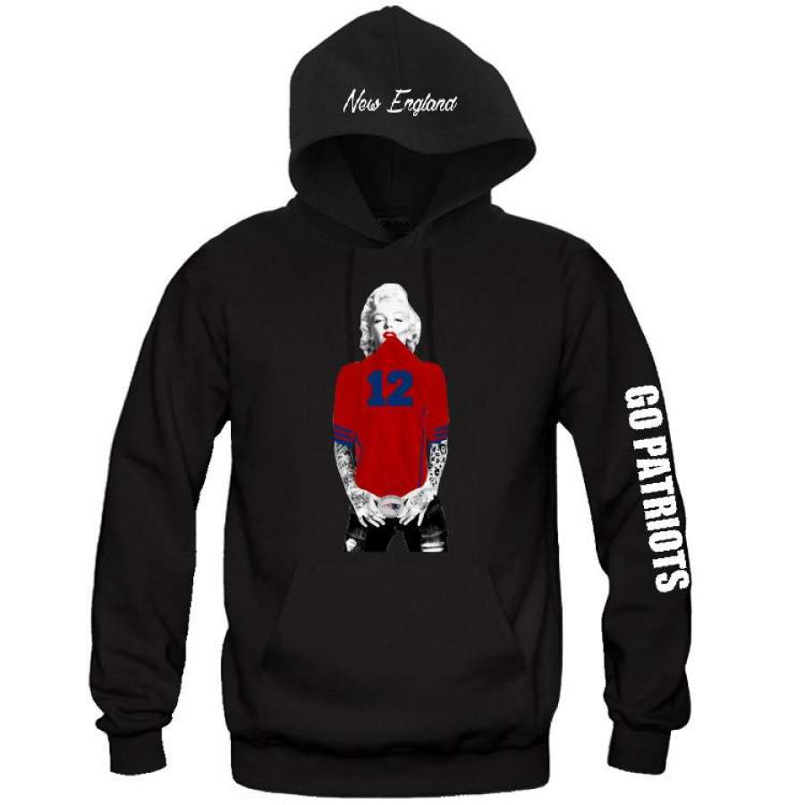 Marilyn Monroe New England Patriots Hoodie “3 Prints” Sports Clothing