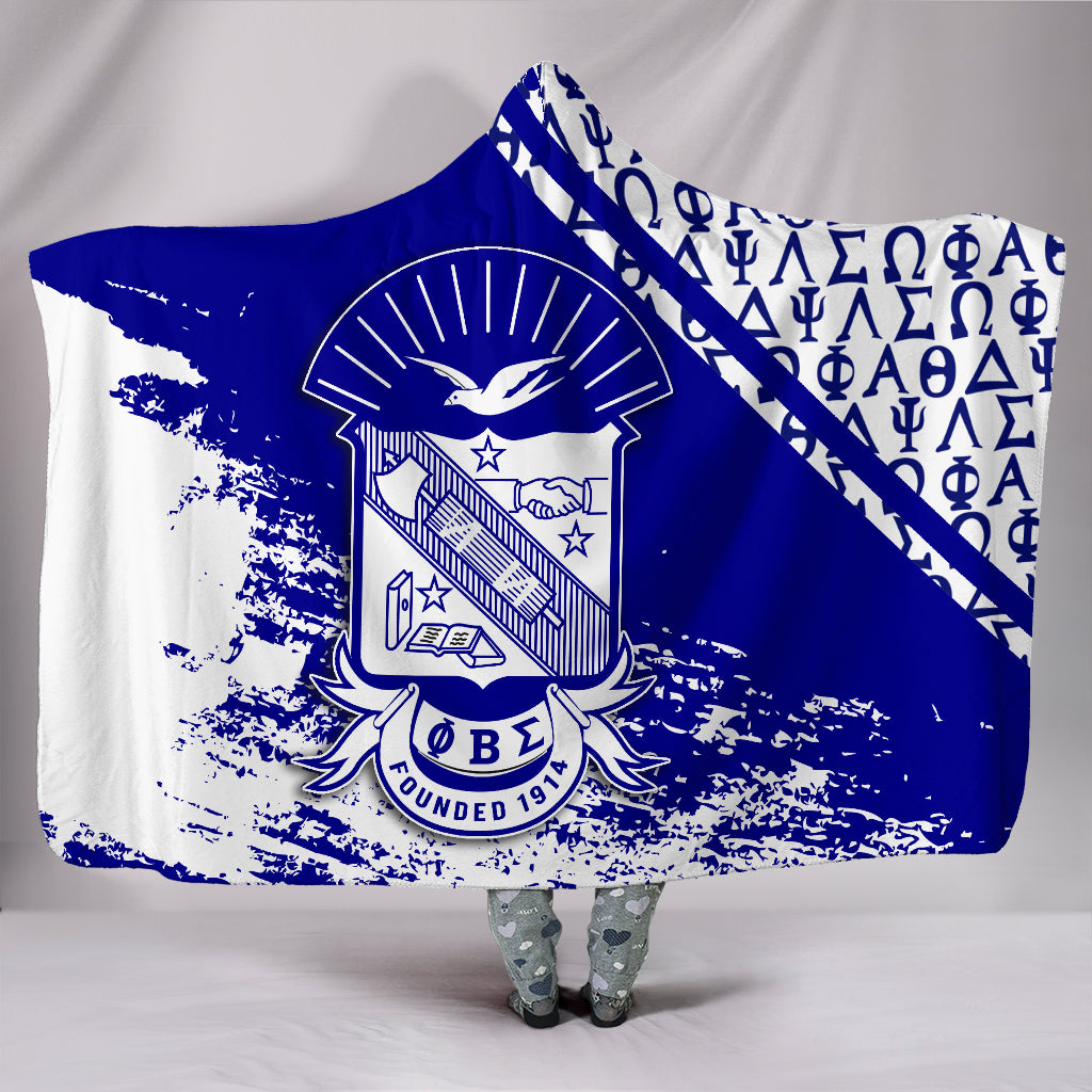 Phi Beta Sigma Fraternity, Inc. Hooded Blanket A31