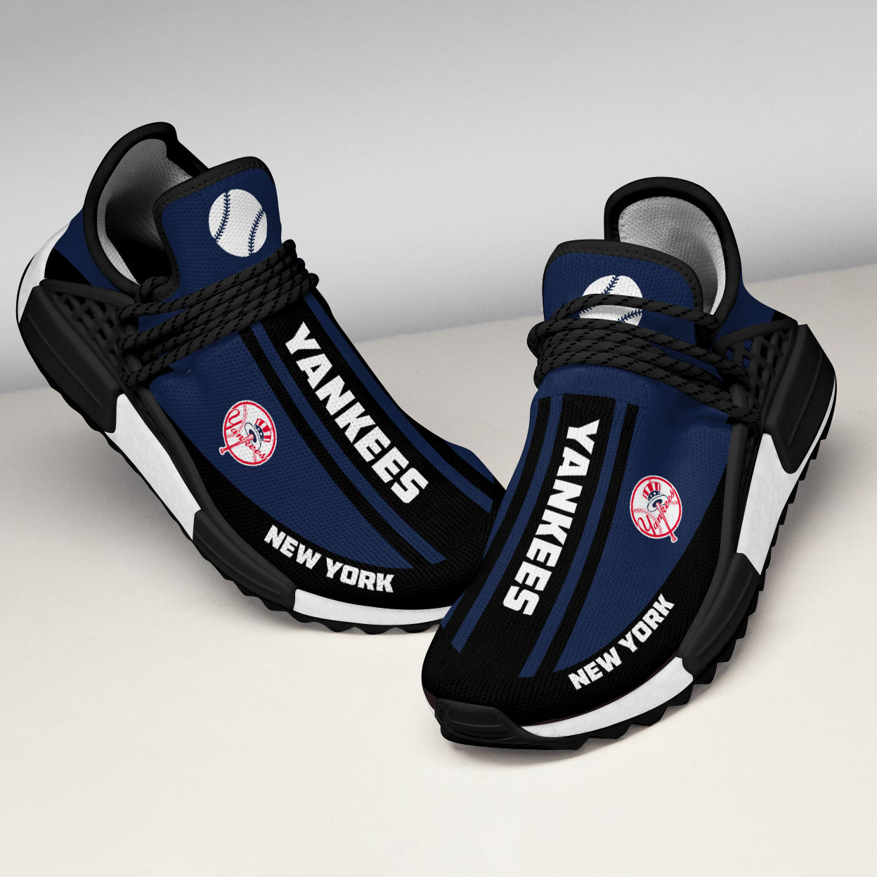 Fashion New York Yankees Human Race Shoes