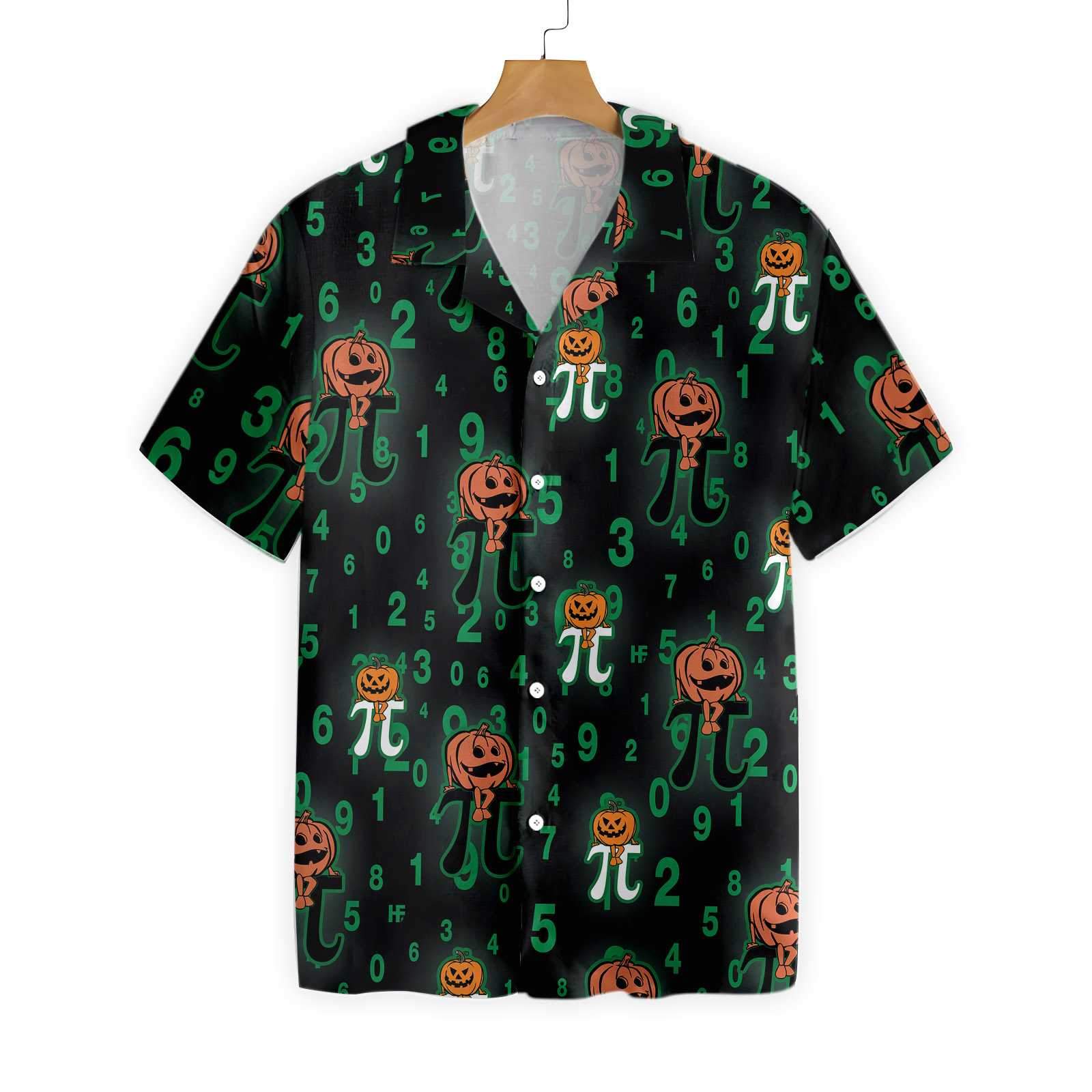 Math Seamless Pattern Pumpkin Pi 0602 Hawaii Shirt Ha67751