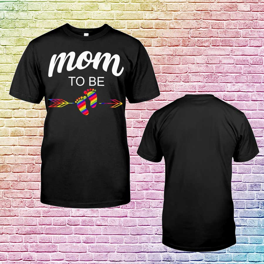 Proud Lgbt Mom T Shirt, Pride Shirts For Moms, Lesbian Mom Shirts, Proud Mom Rainbow Shirt