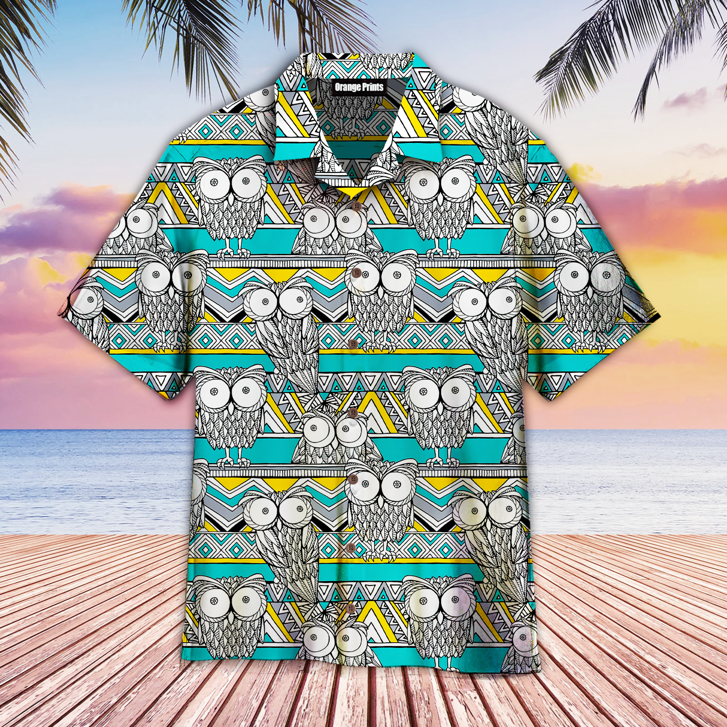 Owl Lover Vintage Hawaii Shirt For Men Women Ha87665