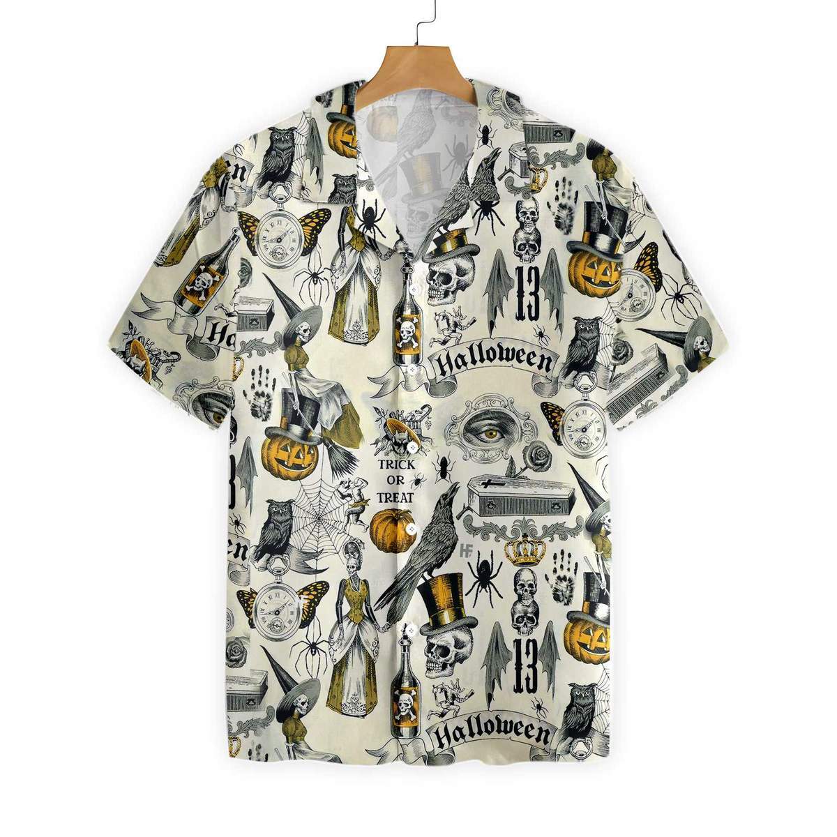 Trickery Halloween All Over Printed Hawaii Shirt Ha3250