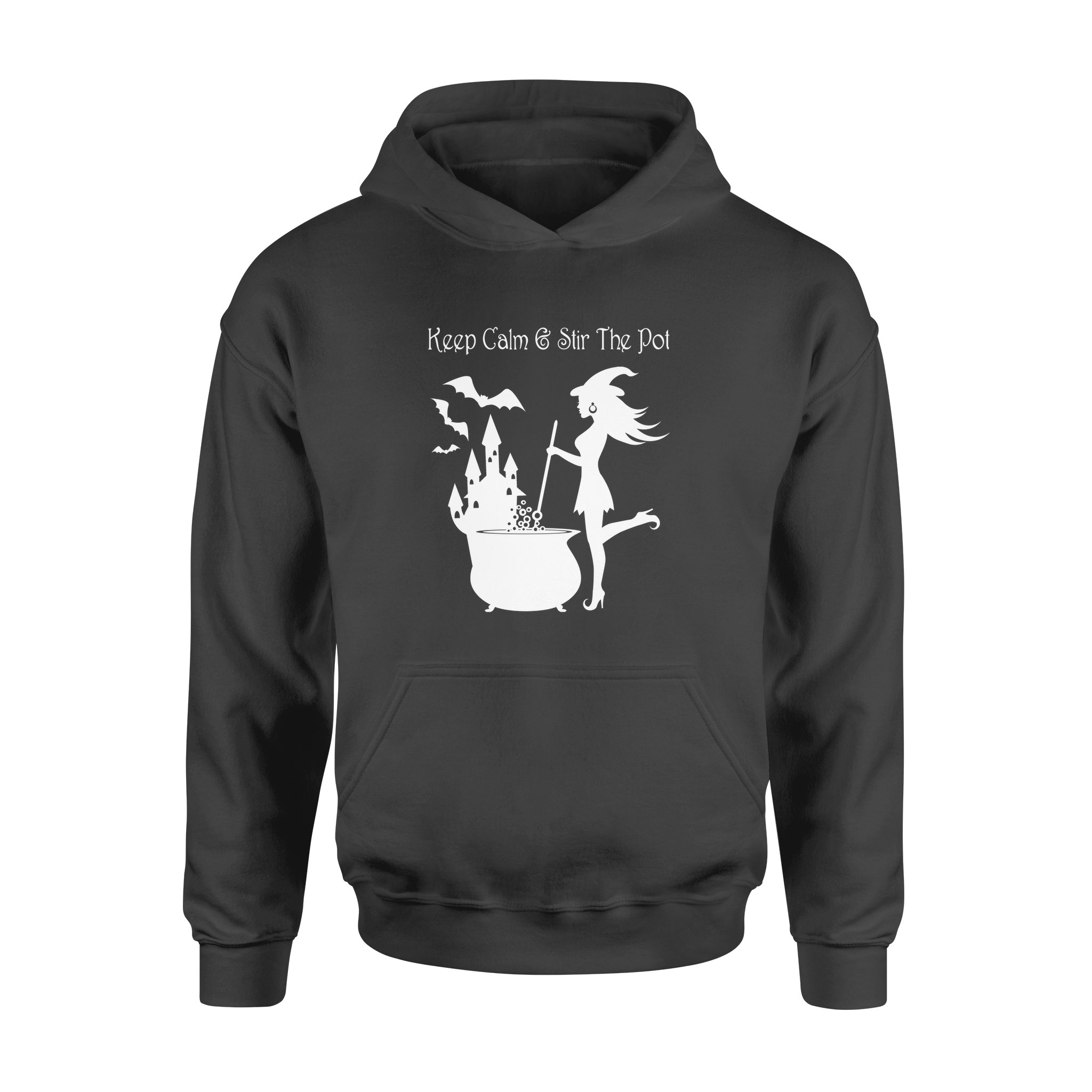 Keep Calm And Stir The Pot Beautiful Witch Gift For Magical Hallowen Season – Standard Hoodie