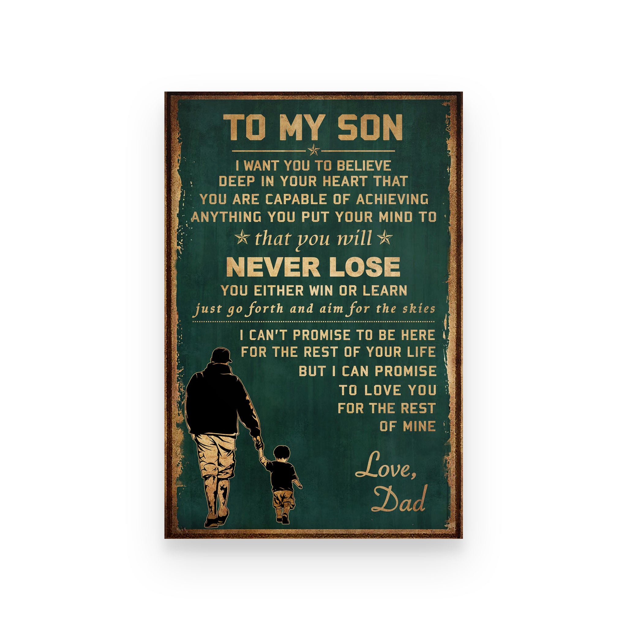 Poster family Doc dad for son that you will never lose