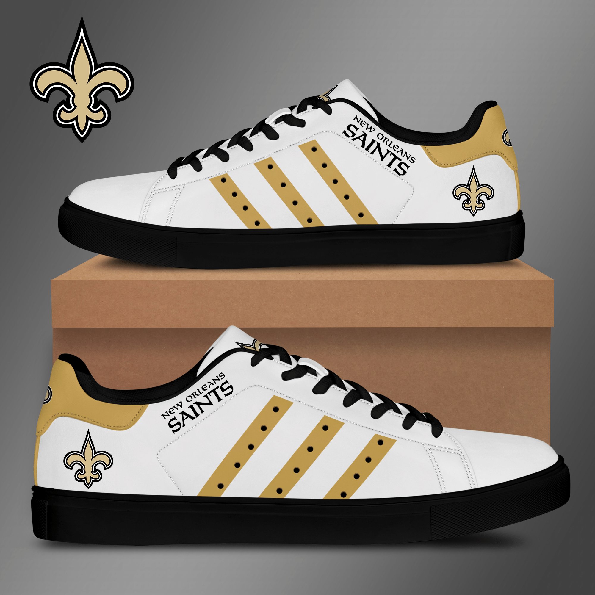 New Orleans Saints Low Top Shoes V2