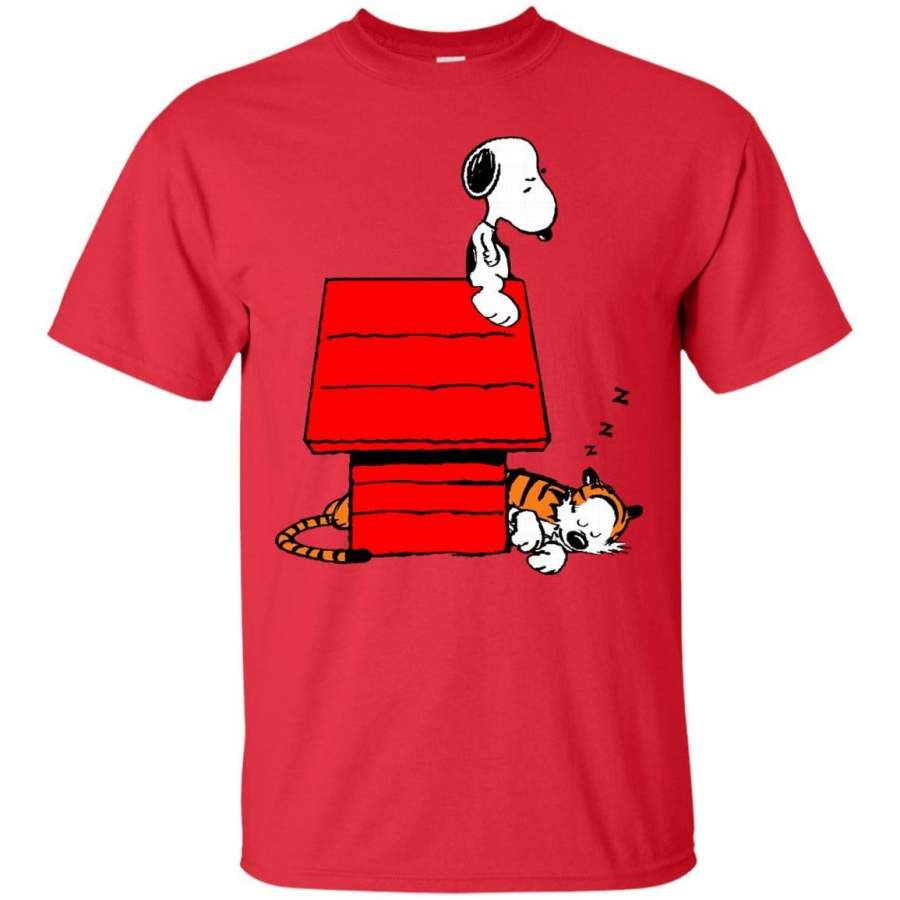 SNOOPY - Snoopy and Hobbes T Shirt & Hoodie - EmprintsTOP