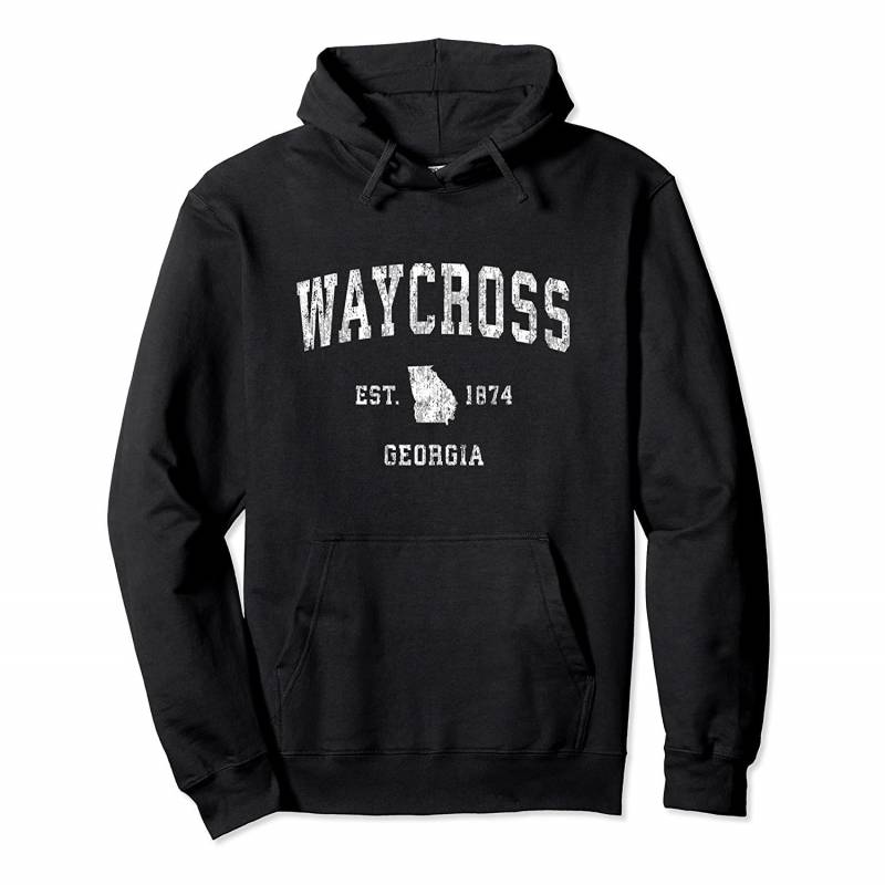 Waycross Georgia GA Vintage Athletic Sports Design Pullover Hoodie, T Shirt, Sweatshirt