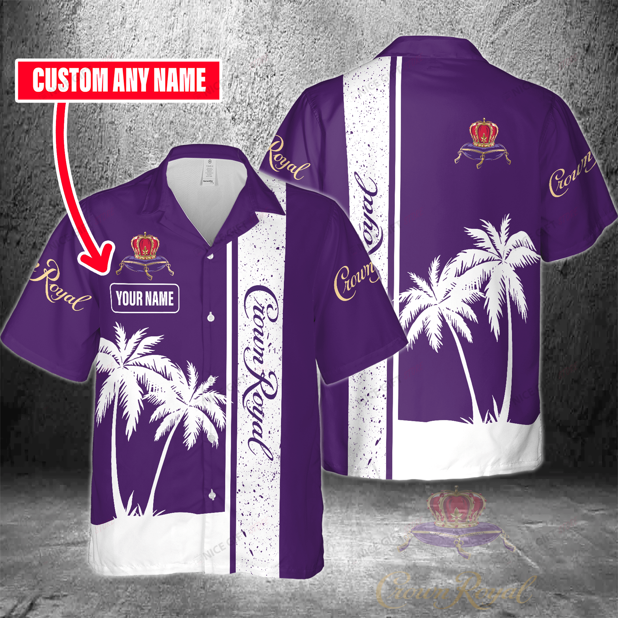 Crown Royal Custom Name Hawaiian Shirt 3Hs-O7T7