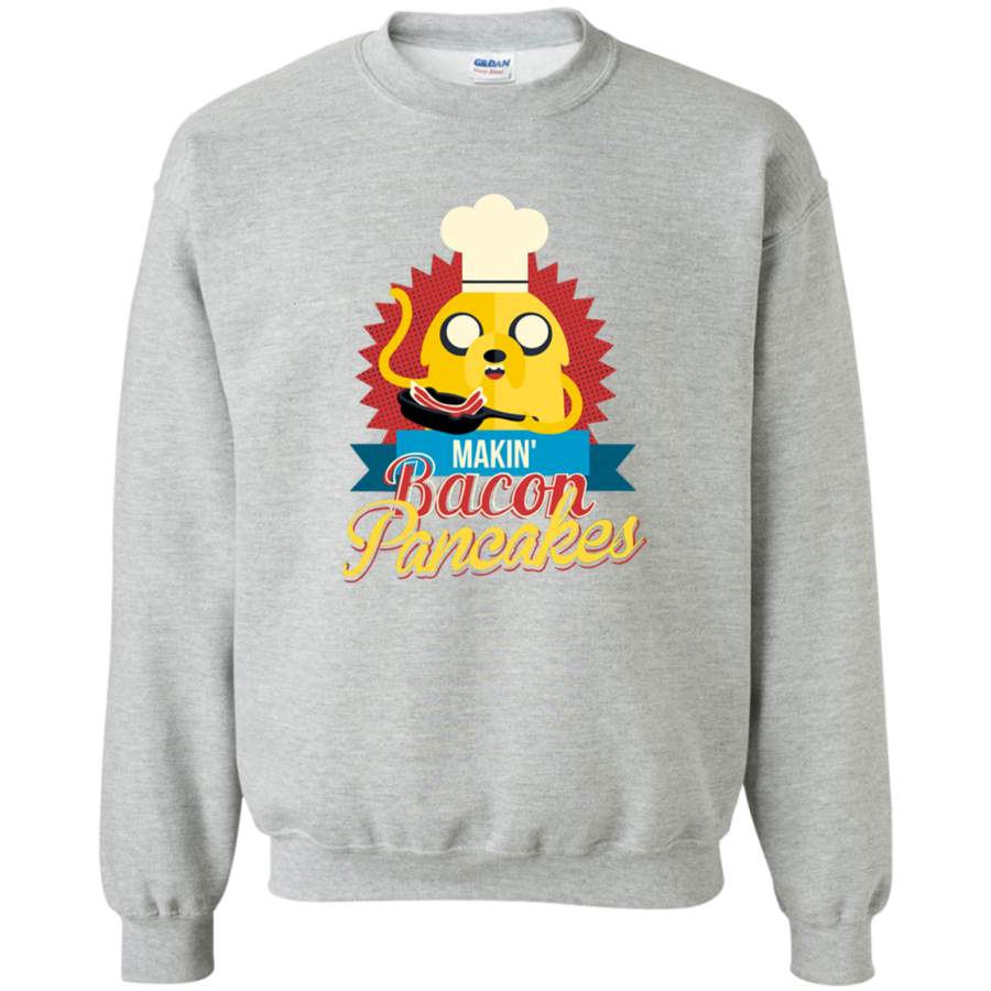 AGR finn and jack bacon pancakes Crewneck Pullover Sweatshirt