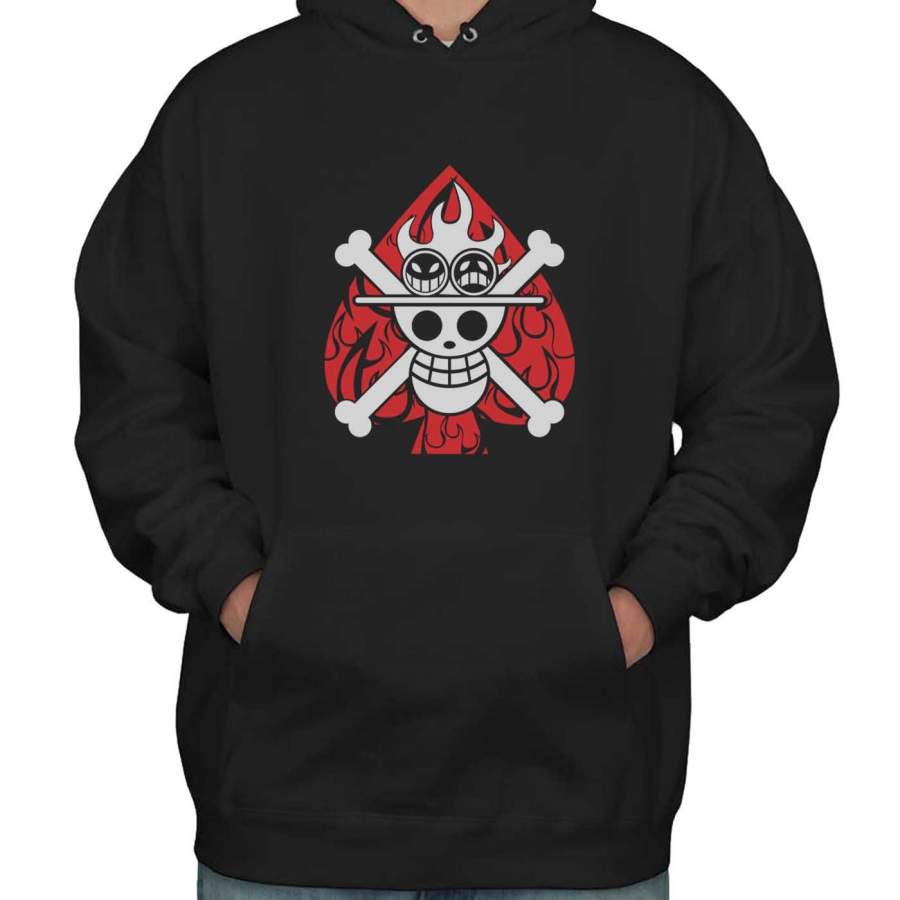 Ace Mugiwara Pirates Unisex Pullover Hoodie Adult