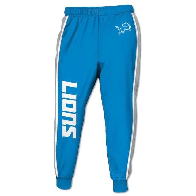 Men’S Detroit Lions Sweatpants Printed 3D