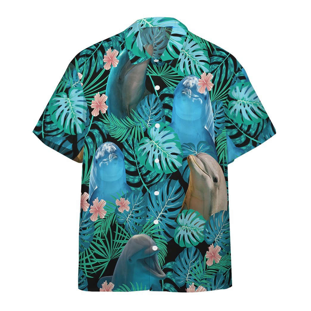 Gearhuman Dolphins Hawaiian Shirt Ha7479