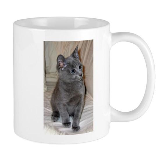 Russian Blue Kitten Mug