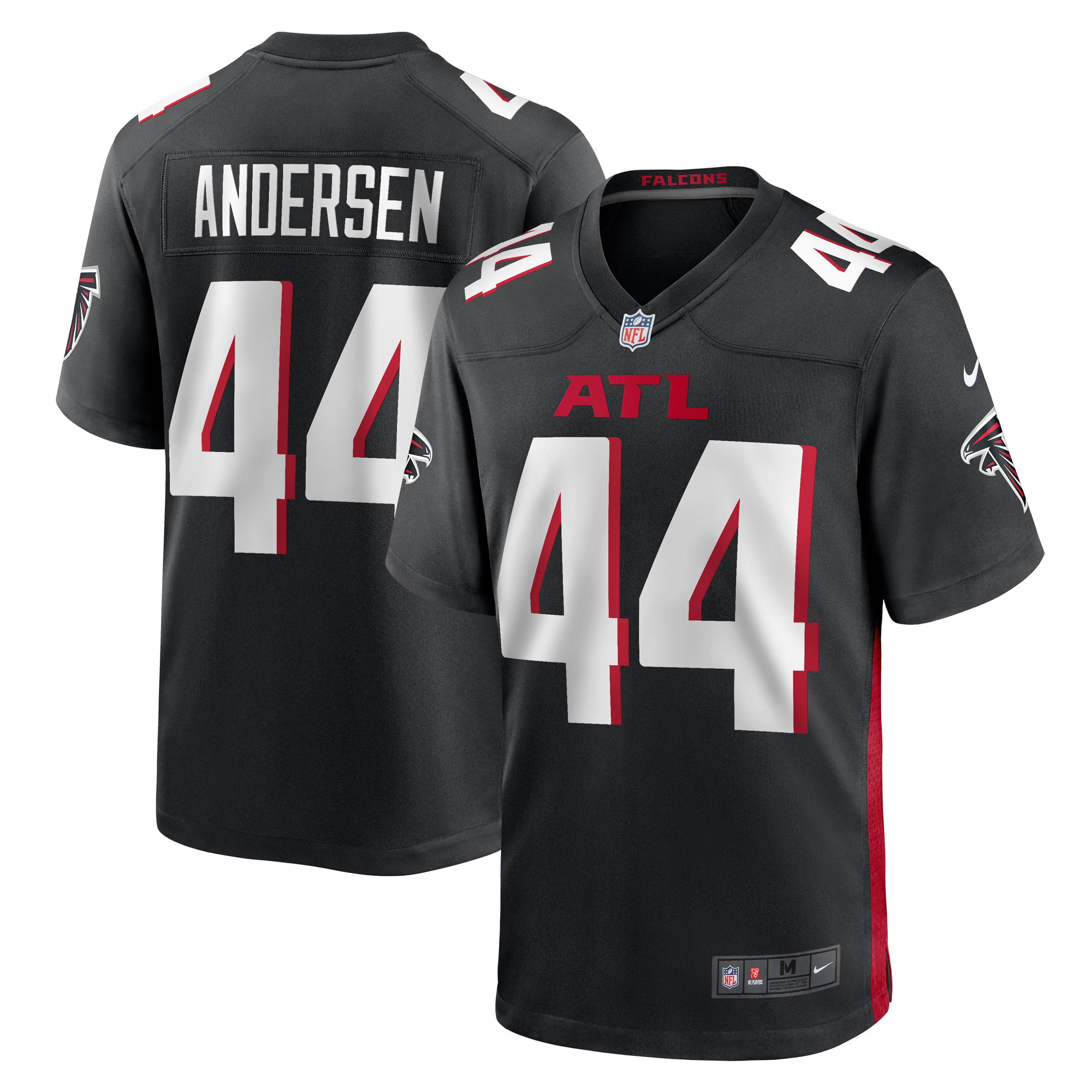 Troy Anderson Atlanta Falcons Player Game Jersey – Black NFL