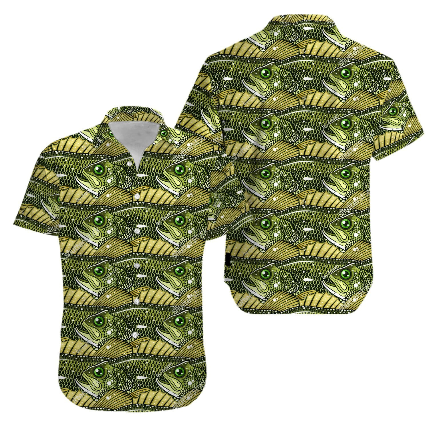 Bass Fishing Hawaii Shirts Kv Ha68405