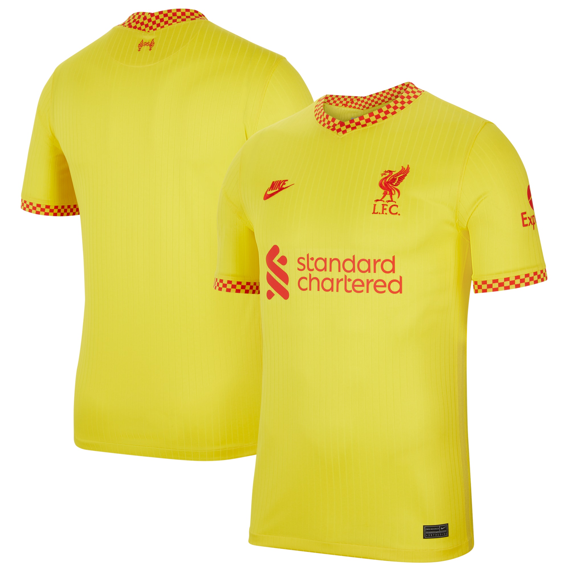 Liverpool 2021/22 Third Breathe Stadium Jersey – Yellow