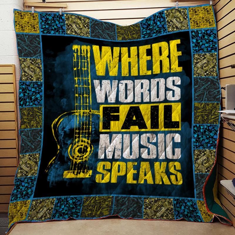 Guitarist Quotes V4 3D Quilt Blanket HGM41