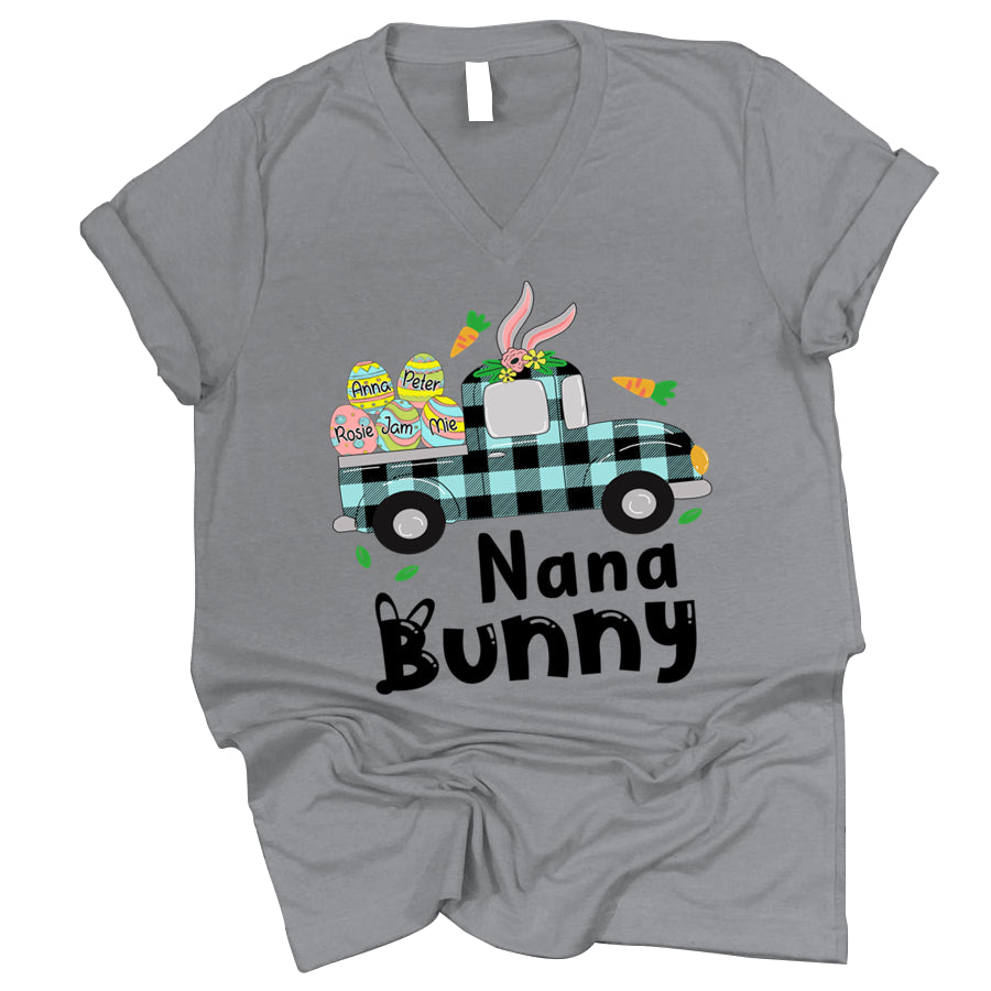 Nana Bunny Easter Truck Shirt