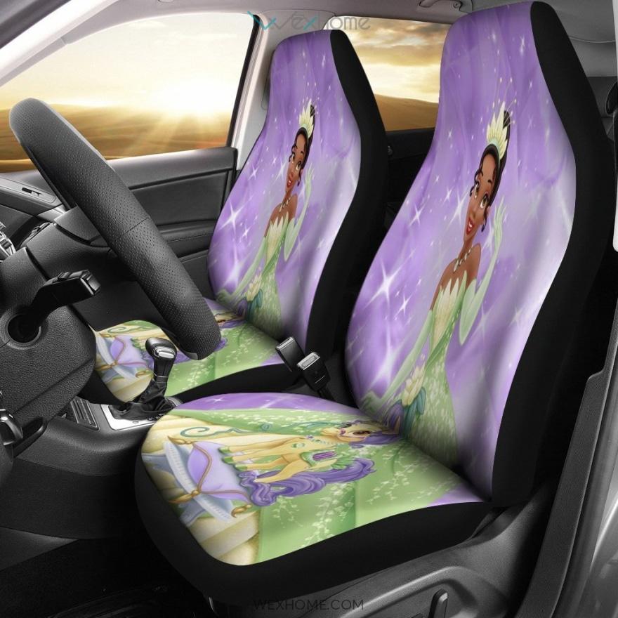 Tiana The Princess And The Frog Car Seat Covers Cartoon Unique Car Gift 2021