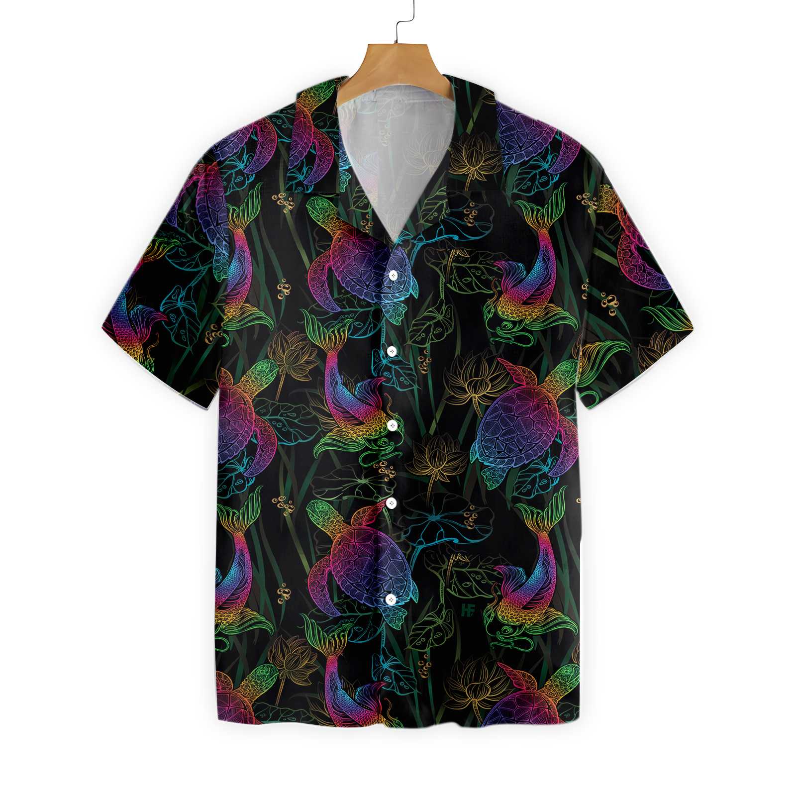 Lotus And Turtle Hawaii Shirt Ha48641