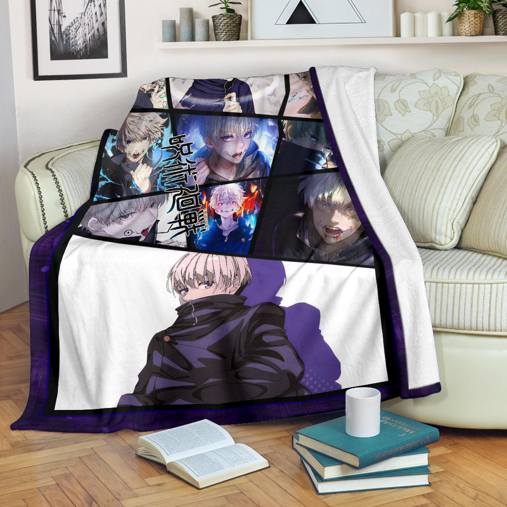 Toge Inumaki Jujutsu Kaisen Fleece Blanket Anime Home Decor Custom For Fans Na052401