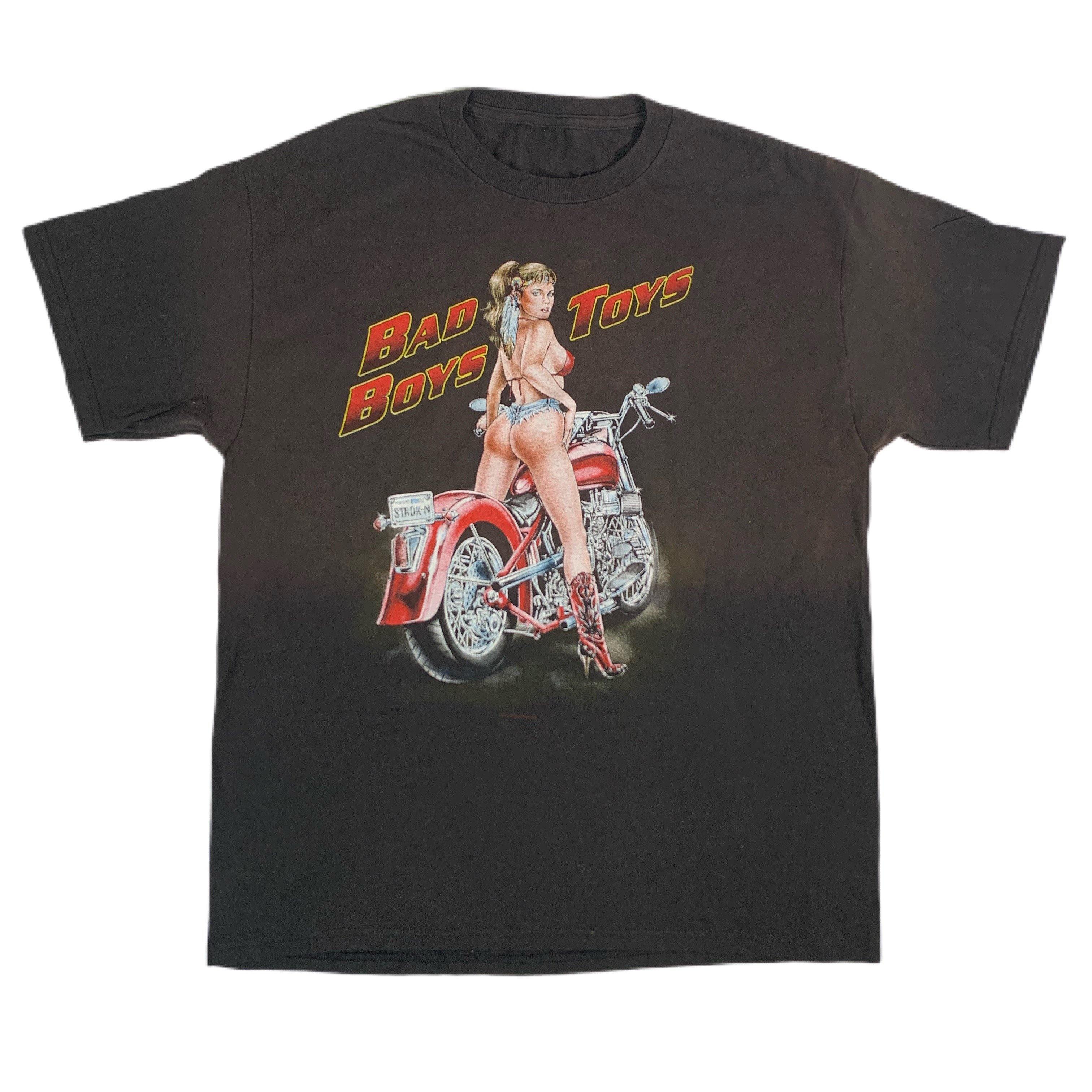 Vintage Motorcycle “Bad Boys Toys” T-Shirt