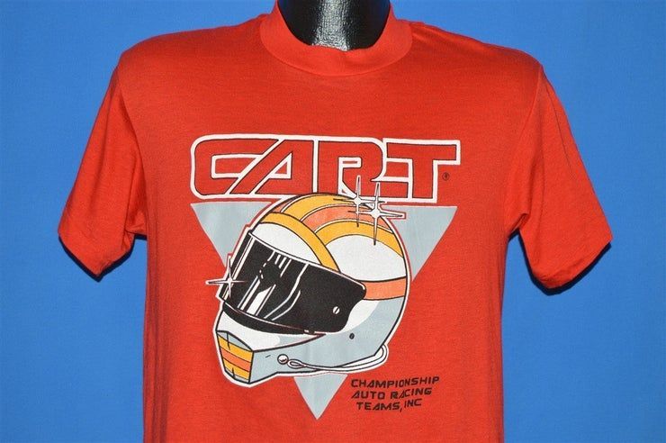 80S Cart Championship Auto Racing Helmet Shirt